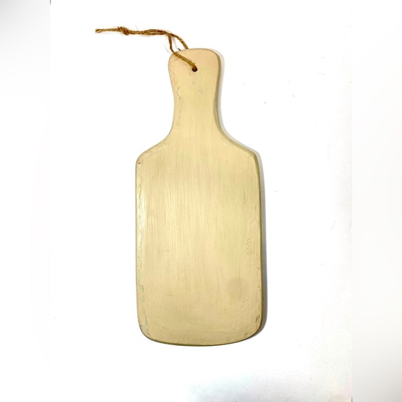 Original Fluid Acrylic Abstract Art on 13.75x5.75x5 Reclaimed Charcuterie Board - Picture 5 of 8